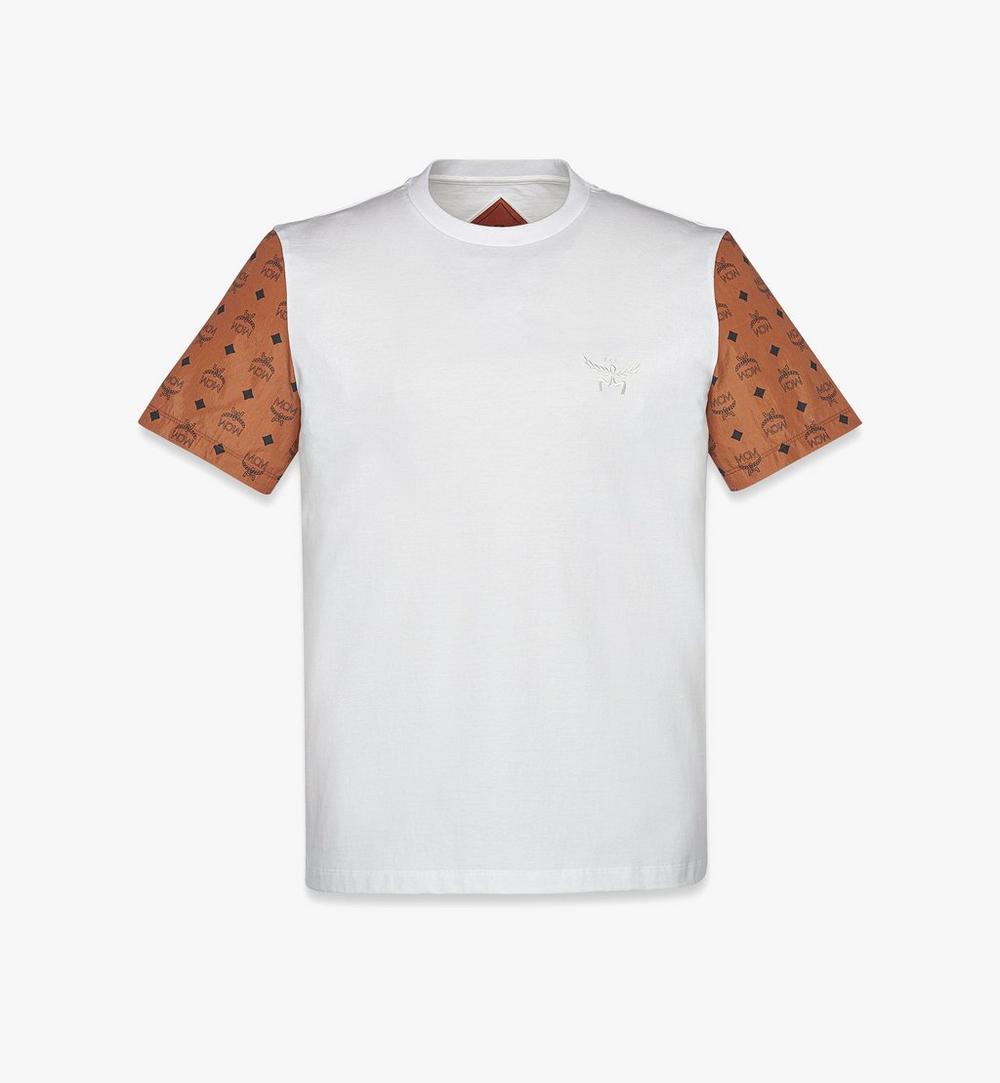 Logo T-Shirt in Organic Cotton and Monogram ECONYL® 1 Logo T-Shirt in Organic Cotton and Monogram ECONYL® 1